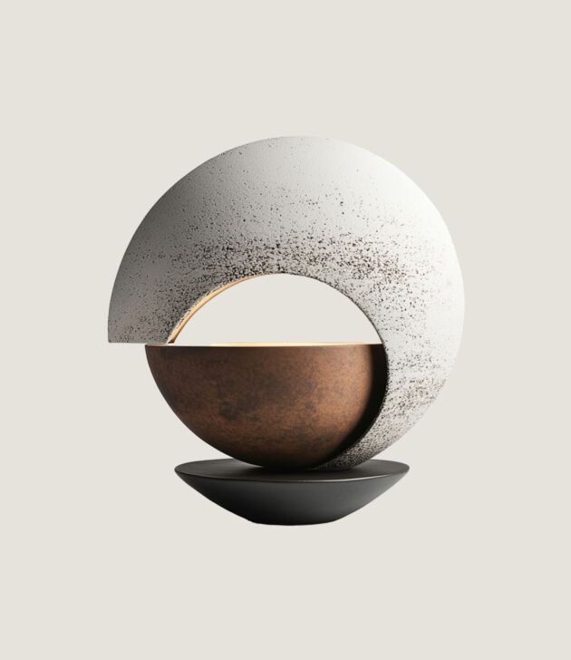 Sculptural ceramic art bowl