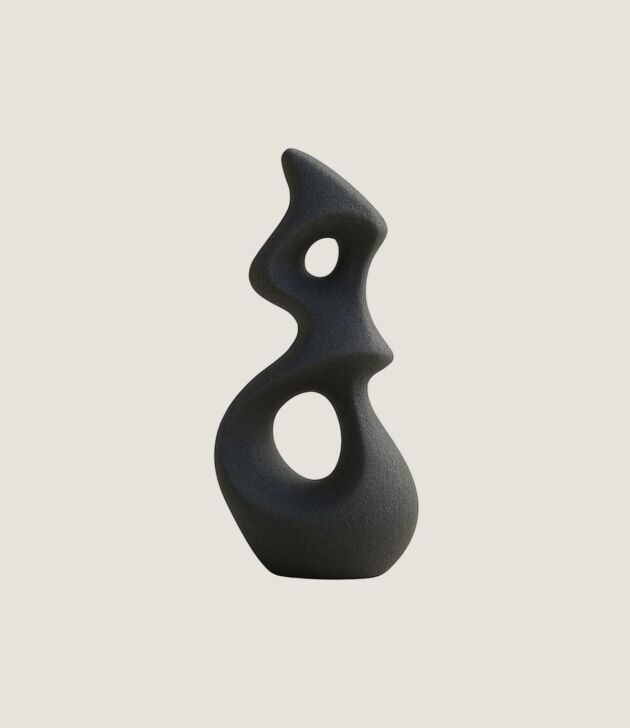Twist form ceramic sculpture - Image 2
