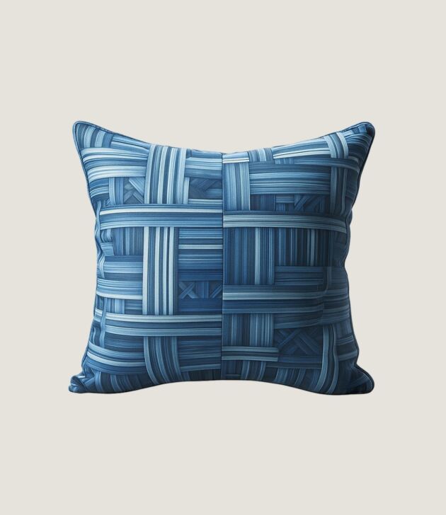 Geometric retro throw pillow - Image 2