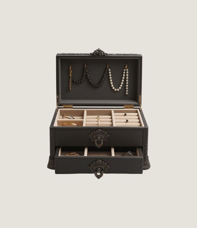 Vintage jewelry storage box - Image 2
